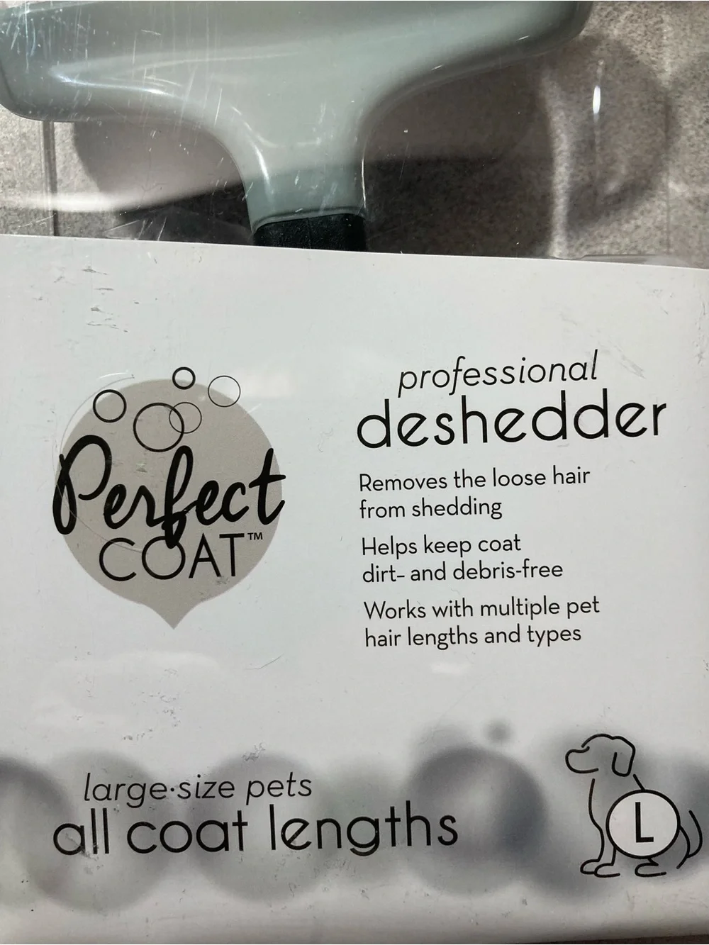 Perfect Coat Professional Deshedder For Large Pets NWT